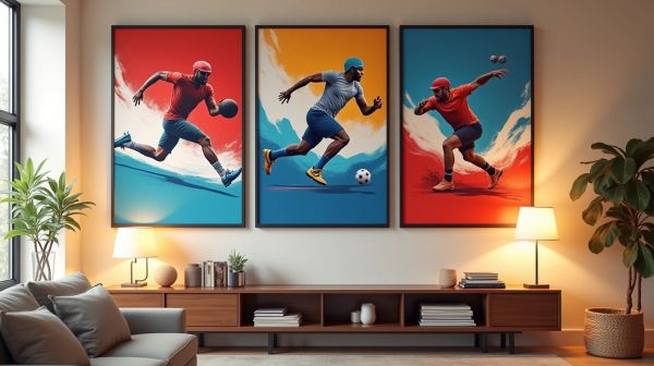 Posters de sport : transformez votre décoration intérieure avec style